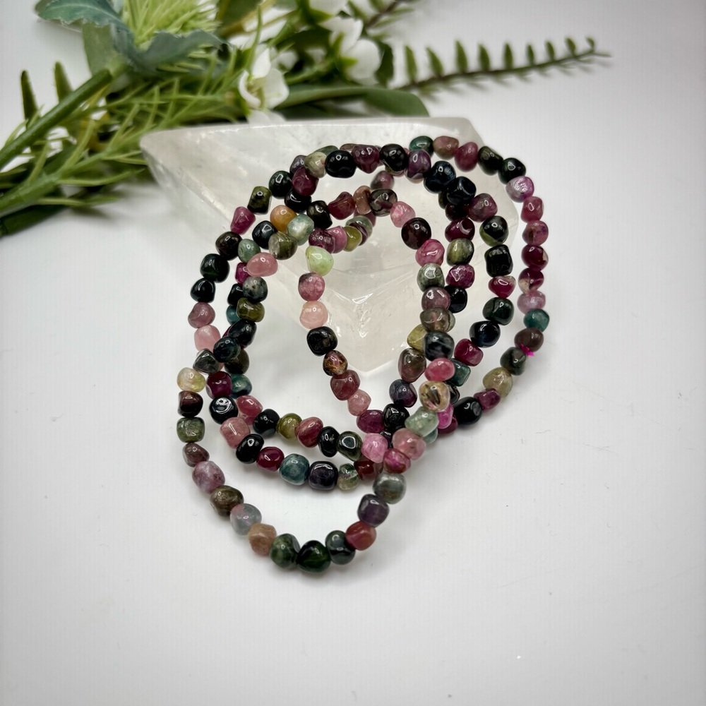 Watermelon Tourmaline Bracelet